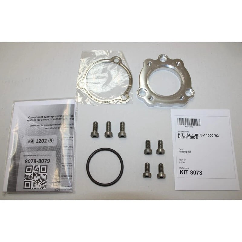 Endschalldämpfer rechts IXIL Hexoval Xtrem für Suzuki SV 1000 S /N (03-05)