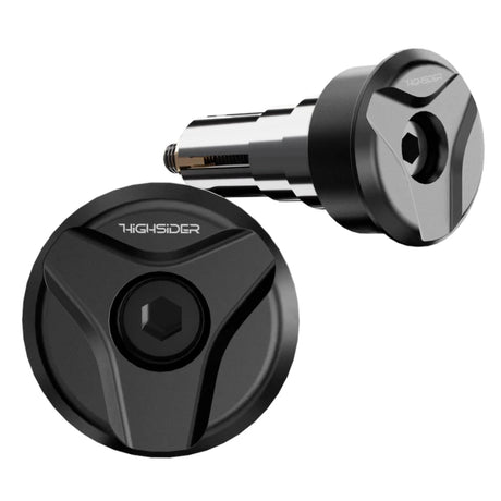 Lenkerenden Highsider Victory-Ultra LS mit Spiegelaufnahme, Klemmung 12-22 mm