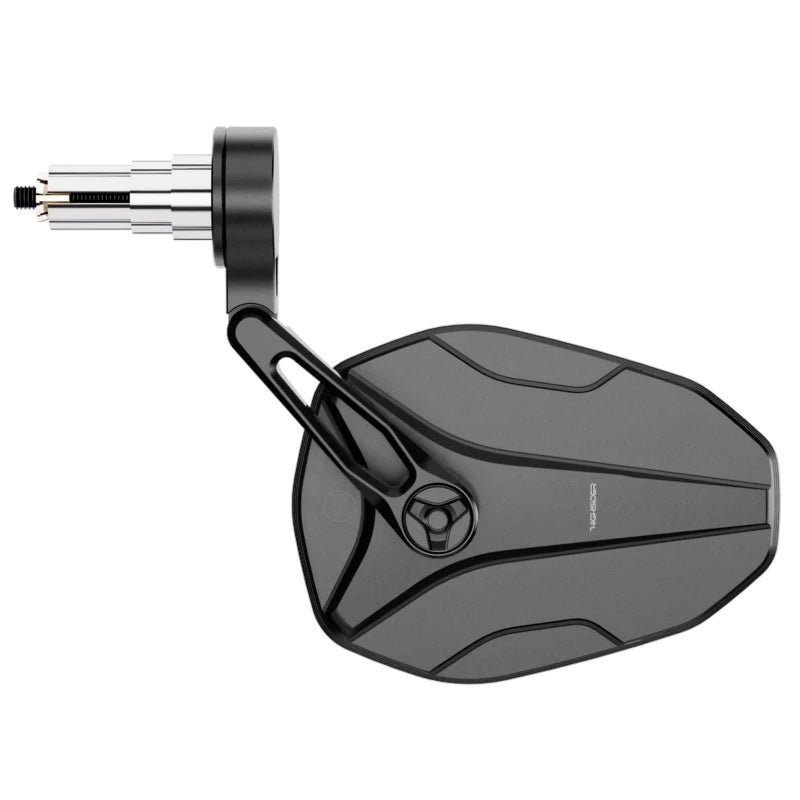 Lenkerendenspiegel Highsider Victory-Ultra Evo, Schwarz, E-geprüft, Ø 12-22 mm