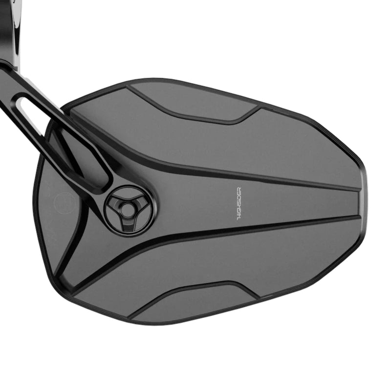 Lenkerendenspiegel Highsider Victory-Ultra Evo, Schwarz, E-geprüft, Ø 12-22 mm