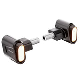 LED-Blinker Paar Highsider Victory-Ultra schwarz, Getönt, M8, E-geprüft 12V/1,9W