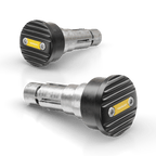 Lenkergewichte WAVE, gold, Klemmbereich 12-22 mm