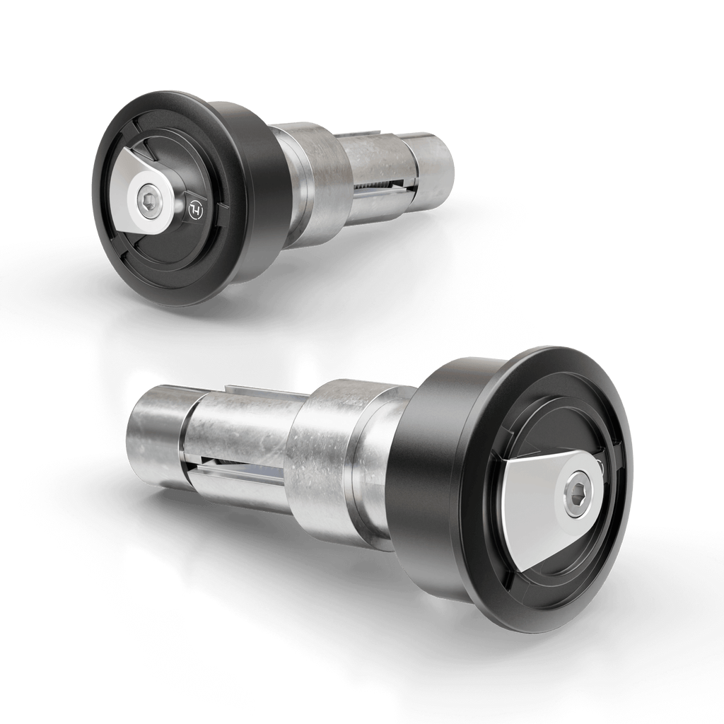 Lenkergewichte ENTERPRISE EP1, silber, Klemmbereich 12-22 mm