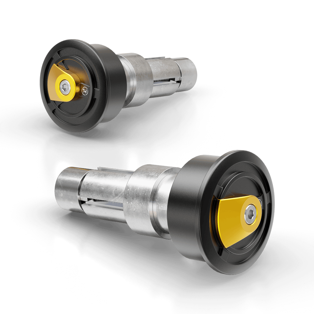 Lenkergewichte ENTERPRISE EP1,  gold, Klemmbereich 12-22 mm
