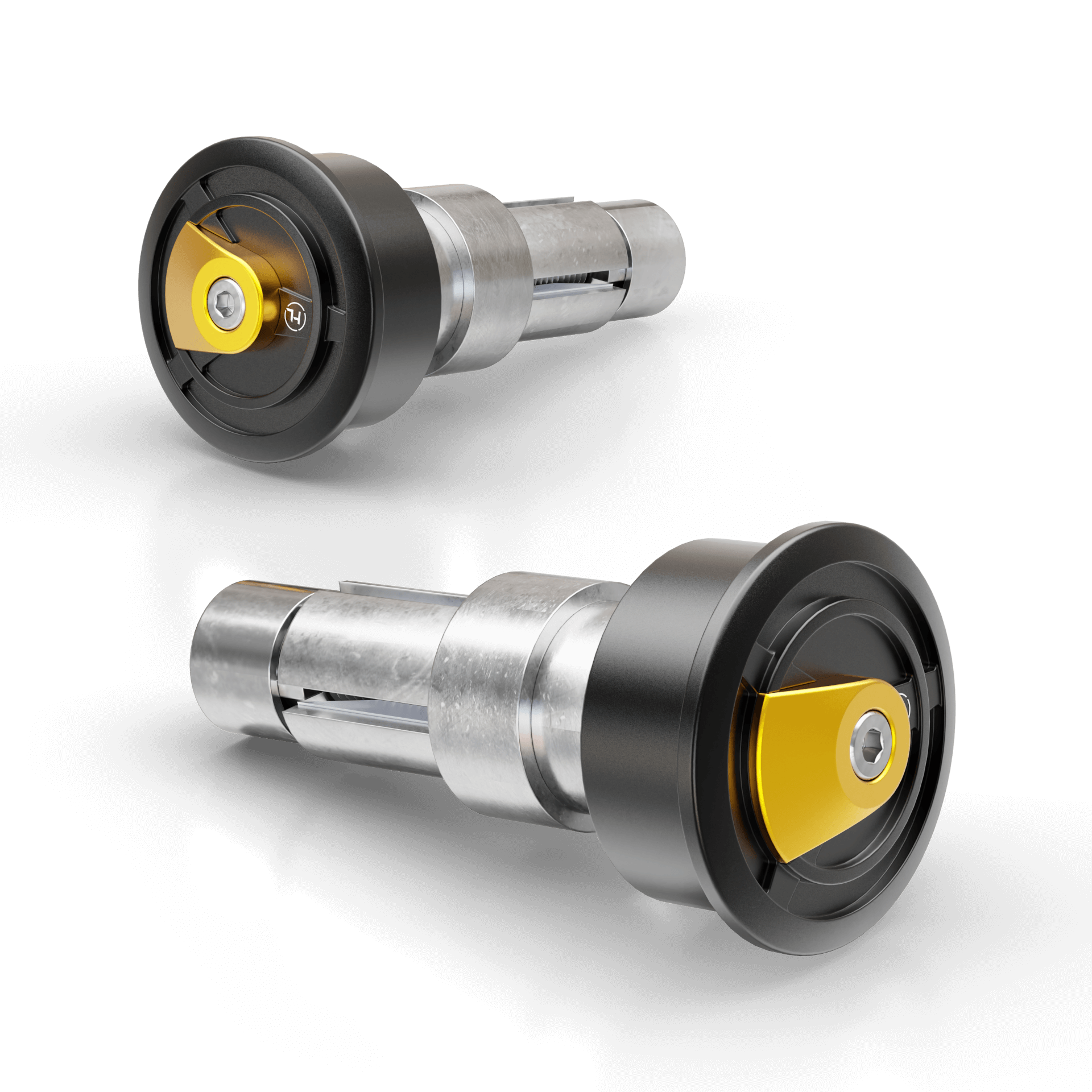 Lenkergewichte ENTERPRISE EP1,  gold, Klemmbereich 12-22 mm