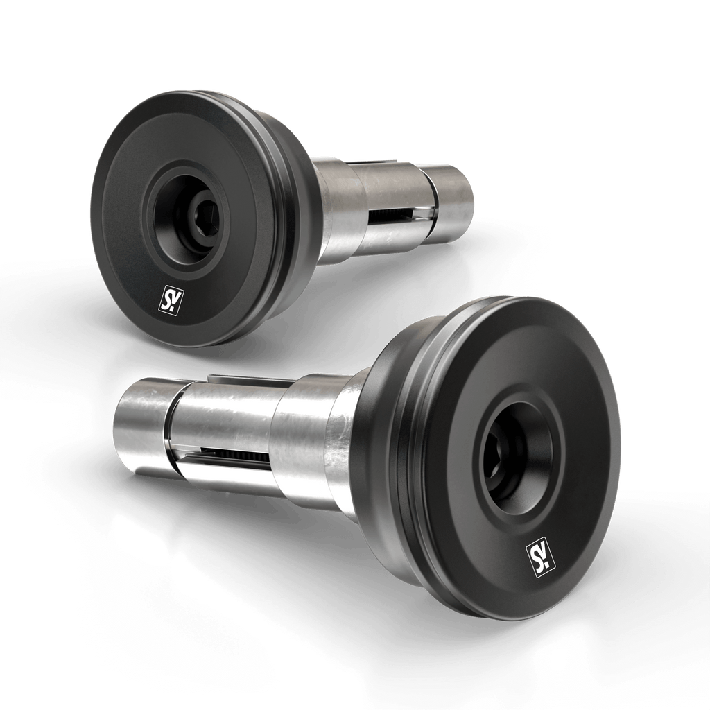 Lenkergewichte SHIN YO CIRCULA-XS, schwarz, Klemmbereich 12-22 mm