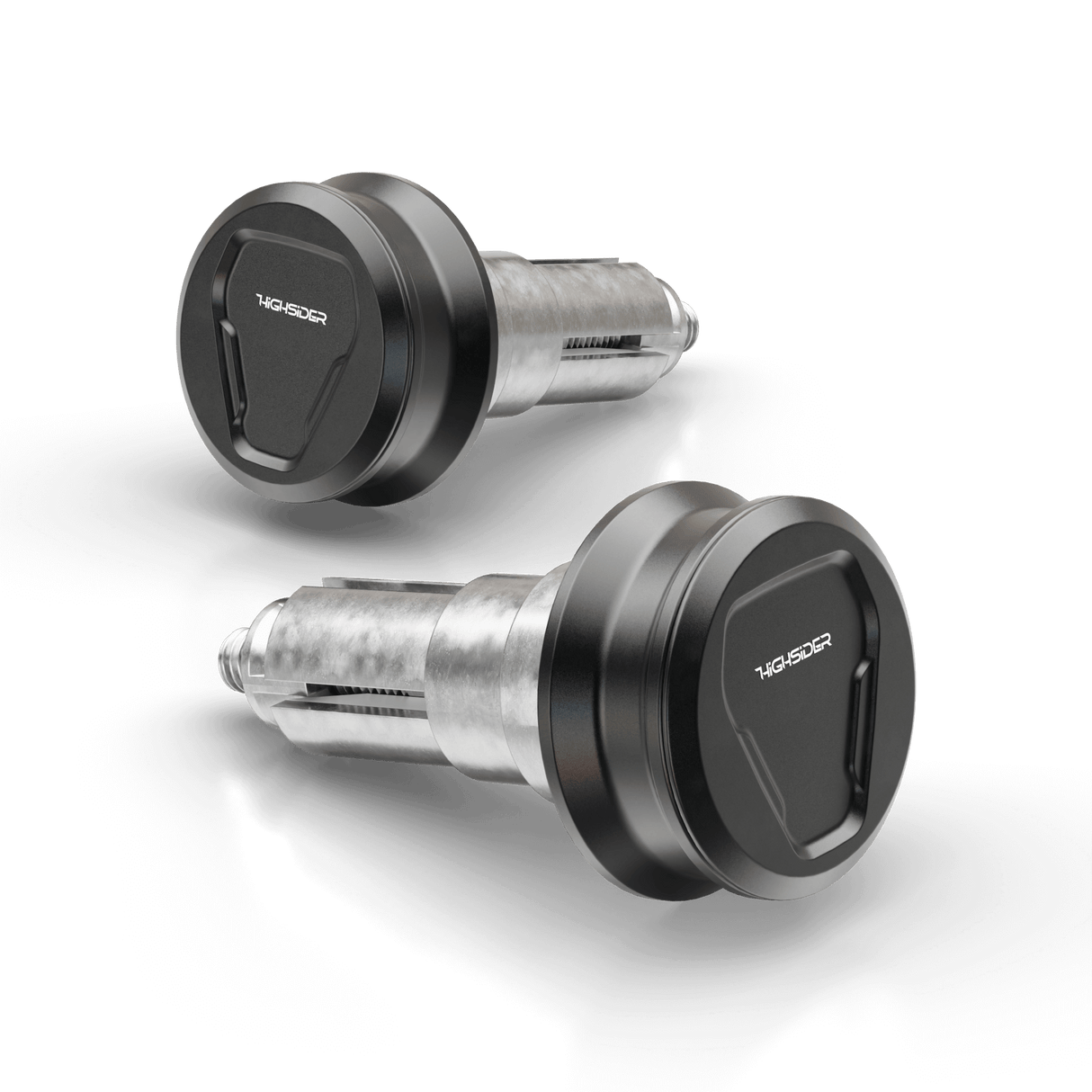 Lenkergewichte HIGHSIDER ESAGANO-XS, schwarz, Klemmbereich 12-22 mm