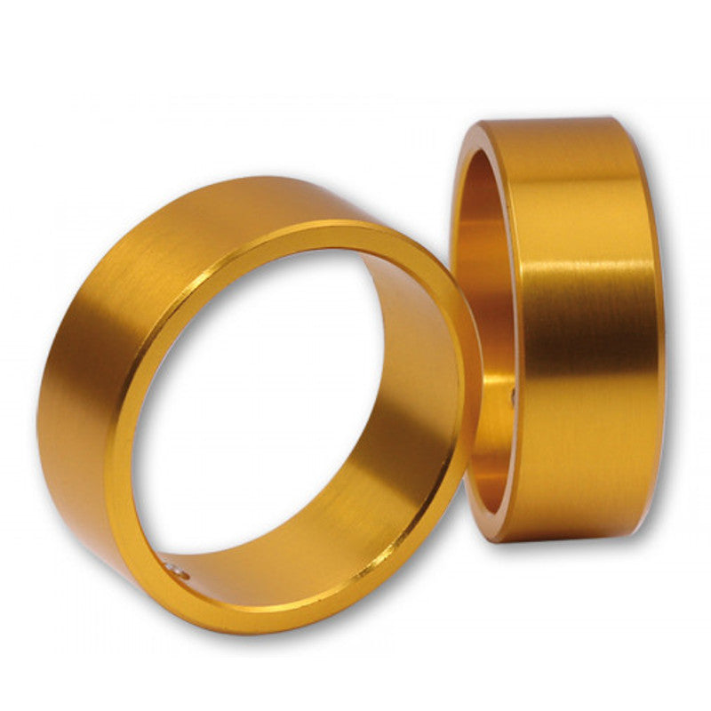 Zierringe gold für Lenkergewichte
