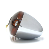 Blinker Highsider Smart Cateye kurz, Chrom, Getöntes Glas, E-geprüft, 12V/21W