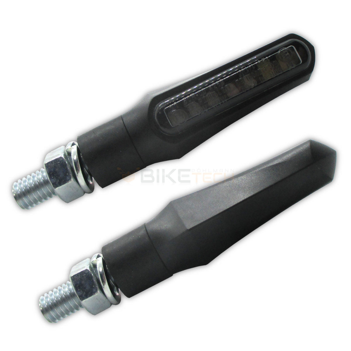 LED Blinker Highsider Smart Shorty Fin mit Positionslicht, Getönt, E-geprüft