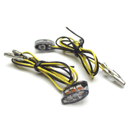 LED-Blinker Module Shin-Yo Ellipsoid, Glas Getönt, E-geprüft