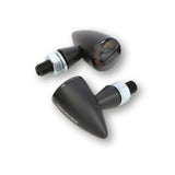 LED Blinker HIGHSIDER APOLLO BULLET mit Positionslicht, schwarz matt, E-geprüft
