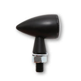 LED Blinker HIGHSIDER APOLLO BULLET mit Positionslicht, schwarz matt, E-geprüft