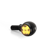 LED Blinker SHIN YO CIRCULA-S, schwarz, E-geprüft