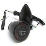 LED-Blinker Paar Highsider Rocket Bullet schwarz, Getönt, E-geprüft, 12V/2,7W