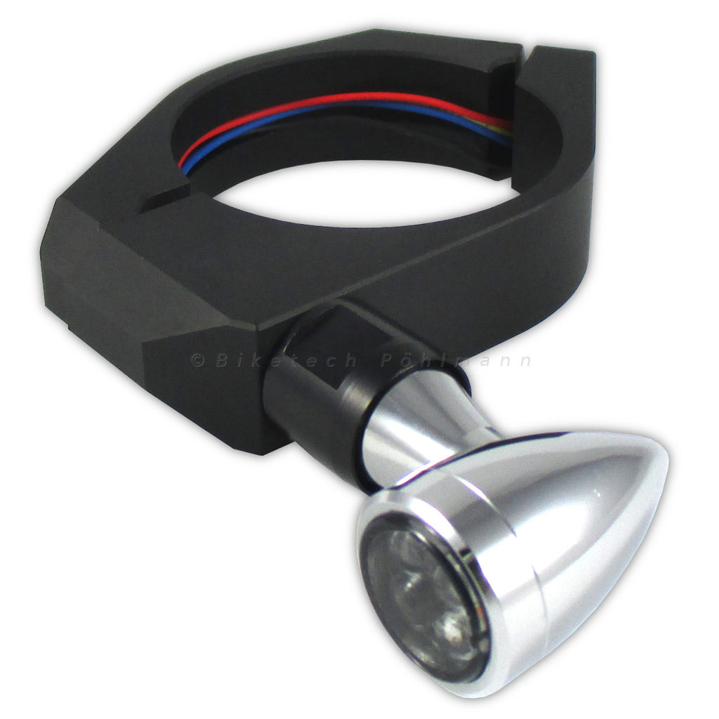 Blinkerhalter Set Daytona Alu für M8 Blinker