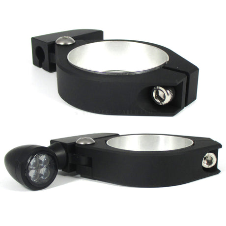 Blinkerhalter Set HIGHSIDER, Alu, für M8 Blinker