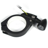 Blinkerhalter Set Progress Line, Mattschwarz, Alu, für M8 Blinker