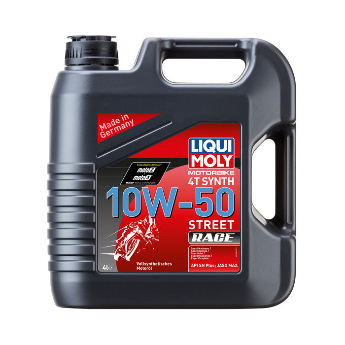 Motoröl LIQUI MOLY 4T Synth 10W-50 Street Race (4 Liter)