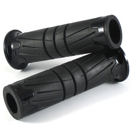 Lenkergriffe GLOSSY, Schwarz, 7/8 Zoll (22,2 mm), 125 mm, Gummi, ABS