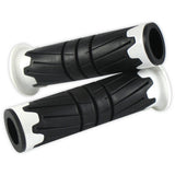 Lenkergriffe GLOSSY, Weiss, 7/8 Zoll (22,2 mm), 125 mm, Gummi, ABS