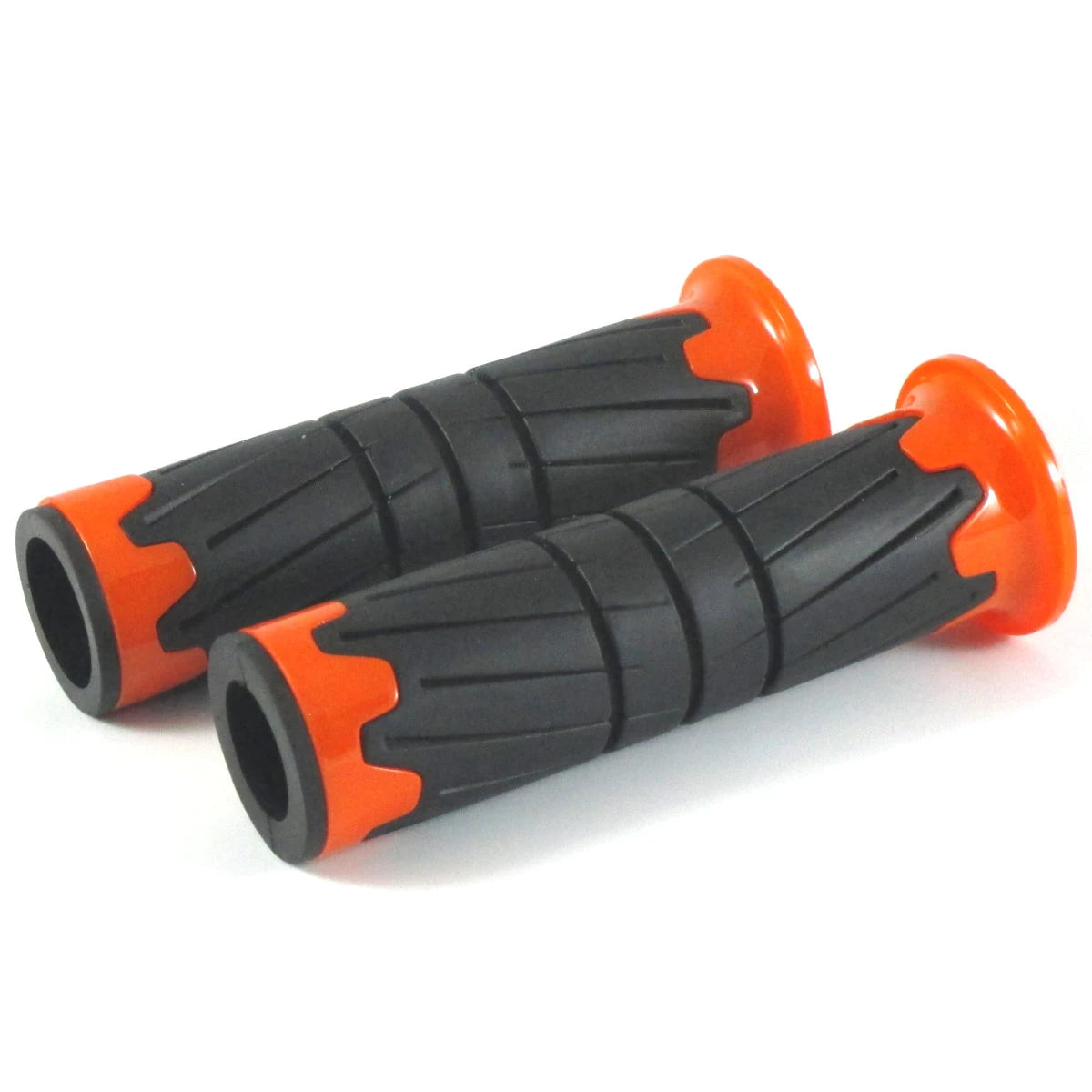 Lenkergriffe GLOSSY, Orange, 7/8 Zoll (22,2 mm), 125 mm, Gummi, ABS