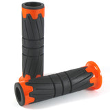 Lenkergriffe GLOSSY, Orange, 7/8 Zoll (22,2 mm), 125 mm, Gummi, ABS