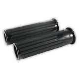 Lenkergriffe D-VERSION, schwarz, 7/8 Zoll (22,2 mm), 125 mm, Gummi, Alu 