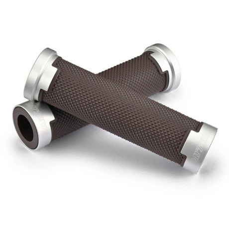 Lenkergriffe Daytona BASE, Braun, 7/8 Zoll (22,2 mm), 125 mm