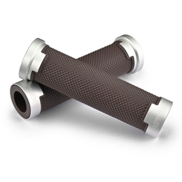 Lenkergriffe Daytona BASE, braun, 7/8 Zoll (22,2 mm), 125 mm