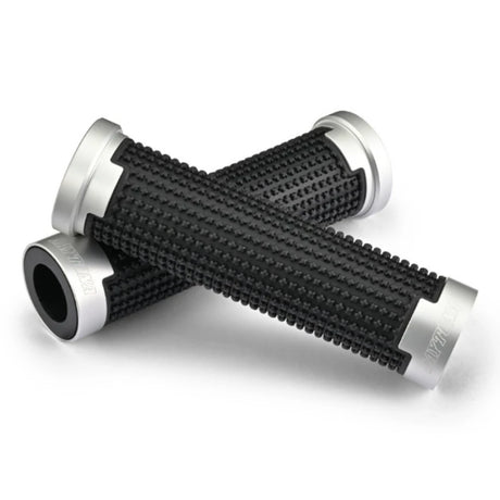 Lenkergriffe Daytona CROSS, Silber, 7/8 Zoll (22,2 mm), 125 mm