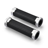 Lenkergriffe Daytona CROSS, Silber, 7/8 Zoll (22,2 mm), 125 mm