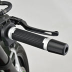 Lenkergriffe Daytona CROSS, silber, 7/8 Zoll (22,2 mm), 125 mm