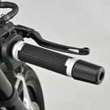 Lenkergriffe Daytona CROSS, silber, 7/8 Zoll (22,2 mm), 125 mm