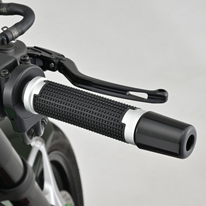 Lenkergriffe Daytona CROSS, silber, 7/8 Zoll (22,2 mm), 125 mm