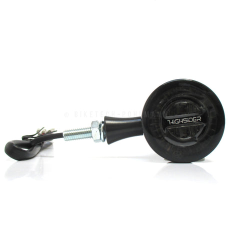 LED Blinker ROCKET BULLET mit Rücklicht und Bremslicht, schwarz