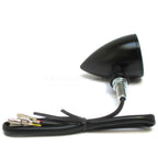 LED Blinker ROCKET BULLET mit Rücklicht und Bremslicht, schwarz
