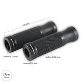 Lenkergriffe SELECT 1, 7/8 Zoll (22,2 mm), 120 mm, Gummi, Alu, schwarz