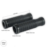 Lenkergriffe SELECT 2, Schwarz, 7/8 Zoll (22,2 mm), 120 mm, Gummi, Alu
