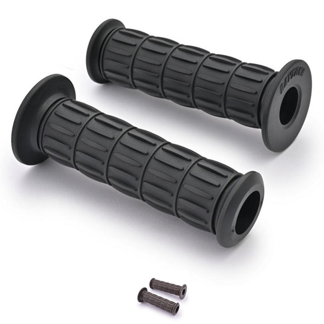 Lenkergriffe DAYTONA GGD-CLASSIC, schwarz, 7/8 Zoll (22,2 mm), 122 mm