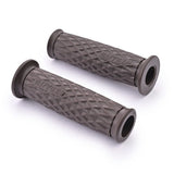 Lenkergriffe DAYTONA GGD-GRID, Braun, 7/8 Zoll (22,2 mm), 122 mm