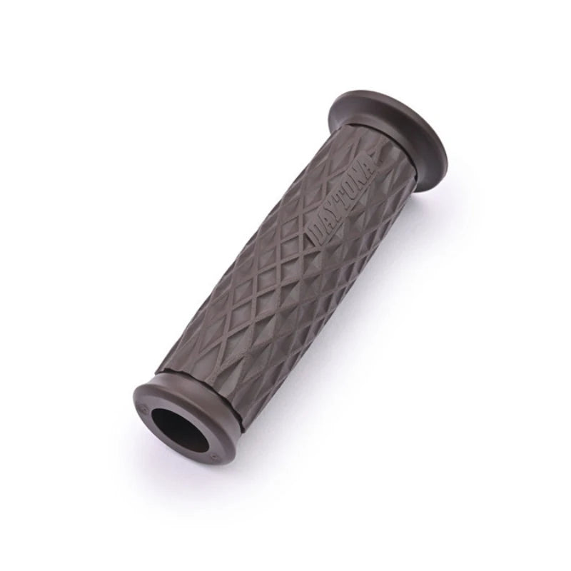 Lenkergriffe DAYTONA GGD-GRID, Braun, 7/8 Zoll (22,2 mm), 122 mm