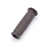 Lenkergriffe DAYTONA GGD-GRID, Braun, 7/8 Zoll (22,2 mm), 122 mm