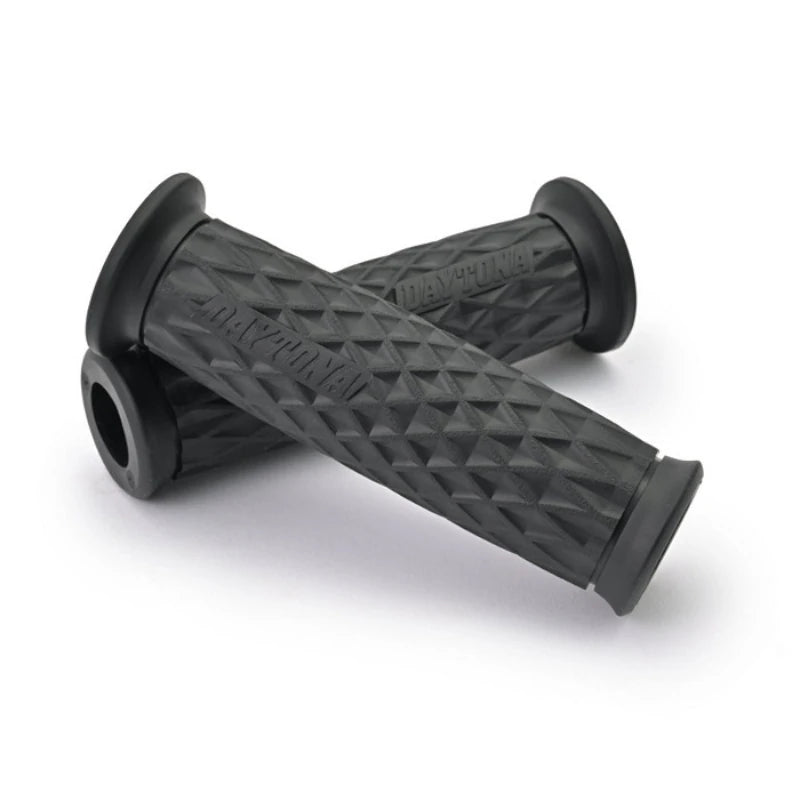 Lenkergriffe DAYTONA GGD-GRID, Schwarz, 7/8 Zoll (22,2 mm), 122 mm