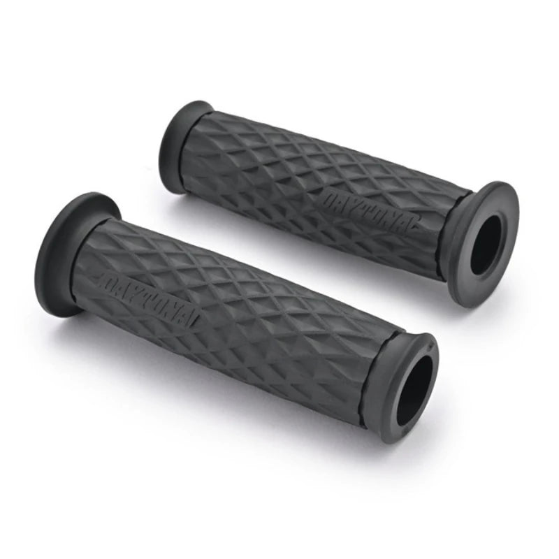 Lenkergriffe DAYTONA GGD-GRID, Schwarz, 7/8 Zoll (22,2 mm), 122 mm