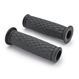 Lenkergriffe DAYTONA GGD-GRID, Schwarz, 7/8 Zoll (22,2 mm), 122 mm