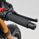 Lenkergriffe DAYTONA GGD-GRID, Schwarz, 7/8 Zoll (22,2 mm), 122 mm