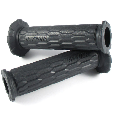 Lenkergriffe Daytona GGD-AMI, Grau, 7/8 Zoll (22,2 mm), 125 mm