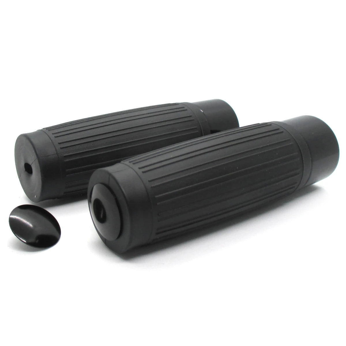 Lenkergriffe CUSTOM, Schwarz, 7/8 Zoll (22,2 mm), 125 mm, Gummi, Alu