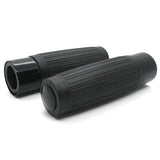 Lenkergriffe CUSTOM, schwarz,  7/8 Zoll (22,2 mm), 125 mm, Gummi, Alu
